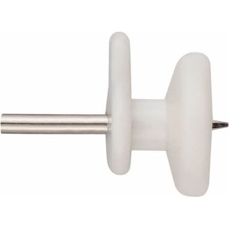 Clavo de sujeción con punta fácil para cuadro - Nylon blanco - Caja de 200 (1/2)