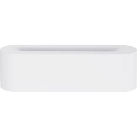 Diffusor für ätherische Öle mit Flammeneffekt, Luftbefeuchter mit 7-farbigen LED-Leuchten, Timer und wasserloser automatischer Abschaltung, weiß (1/5)