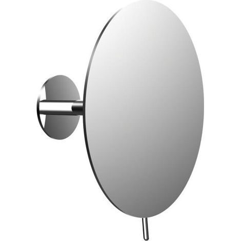 Rétroviseur adhésif rond, d 200 mm, sans rebord 7 fois chromé EMCO