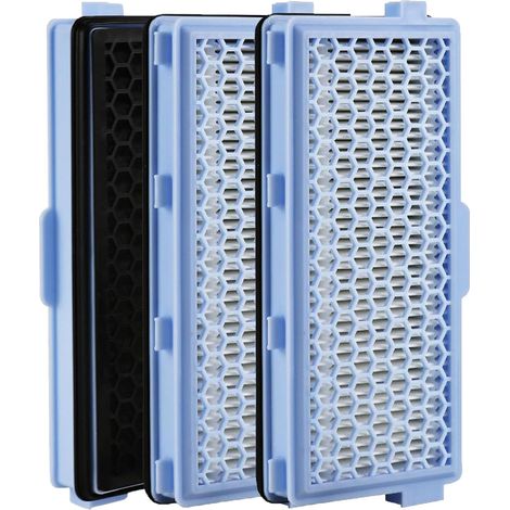 Lot de 3 filtres HEPA pour aspirateurs Miele – Filtre moteur et filtre Active AirClean – Compatible S4 S5 S6 S8 C2 C3 C1 S4000 S5000 S6000 S8000 (1/5)