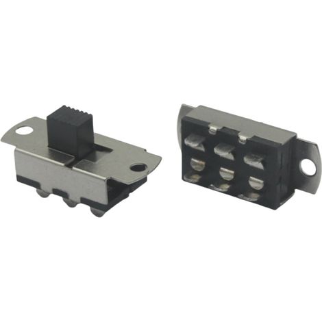 Interrupteur à bascule vertical SS haute intensité 110 V à 220 V, interrupteur poussoir horizontal à 2 vitesses SS23F15SS-22L15