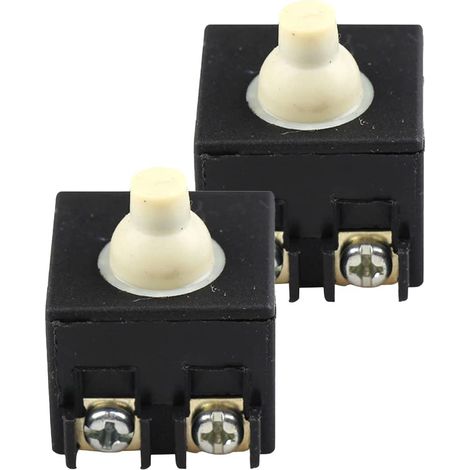 CSPARKV （××cm）2pcs Angle Grinder Replacement Switch Dustproof Push Button Switch for Handheld Power Tool