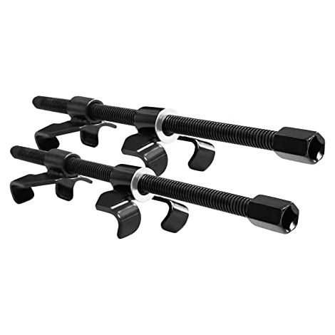 Federspanner Set 2-tlg Montagespanner Federspannersatz mit 4 Krallen bis 370mm Spannweite Feder spanner, für Tieferlegungs Federn Fahrwerk NAIZY (1/5)