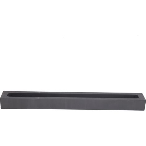 Moule à lingot graphite 250x30x20mm, creuset barre pour fusion or argent cuivre aluminium, moule de coulée et raffinage, moule à barre métal précieux (1/5)