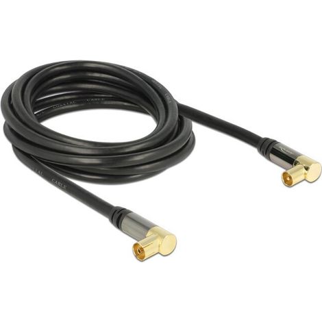 DeLOCK Delock 88916 - 3 m - IEC - IEC - RG-6/U - Or - Noir