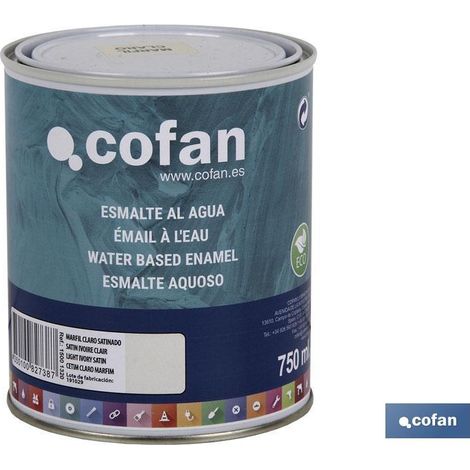 Smalto all'Acqua (750 Ml) Avorio Chiaro Satinato
