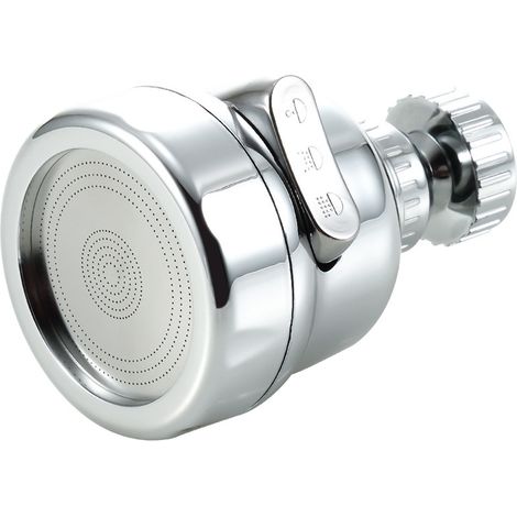 Rallonge de robinet pivotante à 360°, douchette de cuisine pressurisée anti-éclaboussures, 3 modes, économie d'eau, pommeau de robinet en cuivre noir, compatible avec tous les modèles. (1/5)