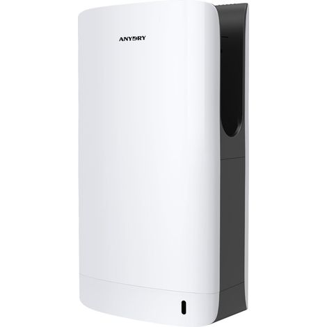 2065 Sèche-mains double face Filtre HEPA efficace ABS Blanc