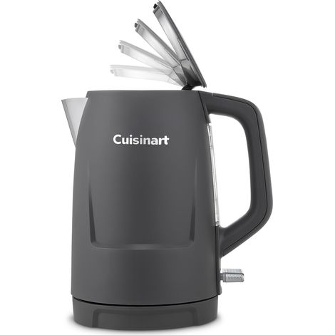 Bouilloire 1,5 L à Double Paroi Sans BPA Ébullition Rapide Intérieur en Acier Inoxydable Extérieur Cool-Touch Finition Gris Pierre Contemporaine (1/5)