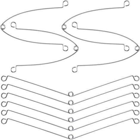Lot de 10 pinces à ressort pour lampes encastrées, clips à ressort de torsion en métal pour ventilateur de salle de bain, ventilateur de plafond, éclairage encastré de douche (1/5)
