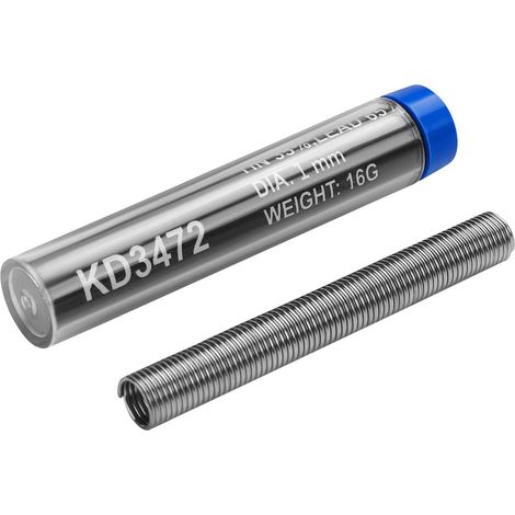 16 g Lötzinn mit Flussmittel  Kraft&Dele