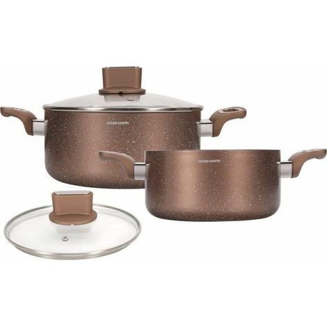 Arthur Martin AM9820 Set di pentole in alluminio 20-24 cm
