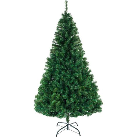 Sapin de Noël artificiel 4 FT vert, arbre de Noël non lumineux 230 branches, pied métal stable