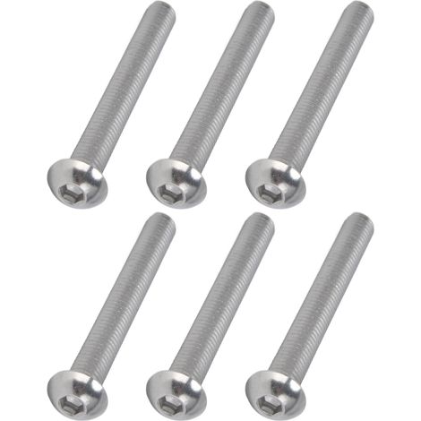 30 Vis à tête cylindrique hexagonale creuse M10x80 Acier inoxydable A2 - Lot de 30 pièces M10x1.5 (1/5)