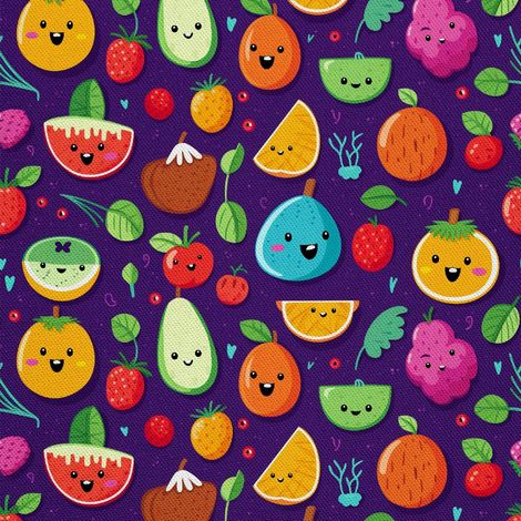 Tela decorativa para exteriores Oxford - Motivo frutal  DX6262 (1/5)