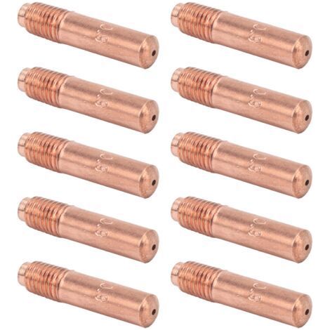 10pcs Conductive Bubbles for MIG Welding Contact Tips Small Copper Accessories 0.9mm (1/5)