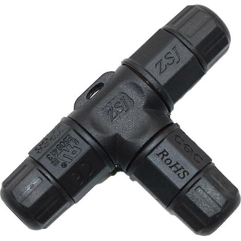 Connecteur étanche M20 LP68 en forme de T, boîte de jonction à 3 voies et 4 conducteurs (1/5)