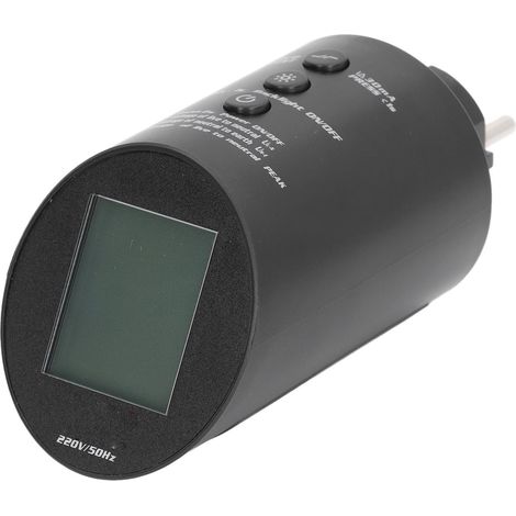 Steckdosentester mit Digitalanzeige, 3-poliger Steckdosenprüfer, Lasttester für Haushaltssteckdosen (EU-Stecker, 220 V) (1/5)