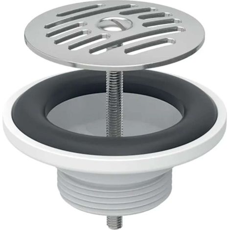 Geberit - Valvola di scarico libero, acciaio inox 152.005.00.1 (1/2)