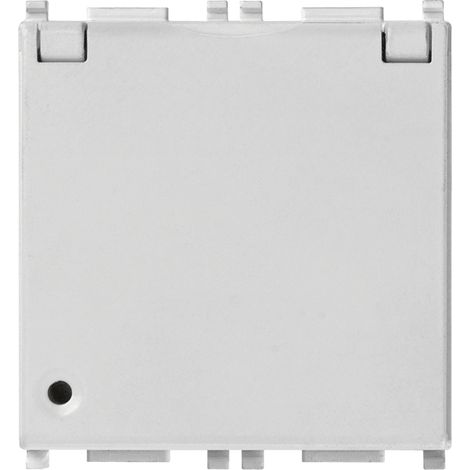 VIMAR - 14212.C.SL SICURY Steckdose 2P+E 16A FR + Abdeckung. Silber