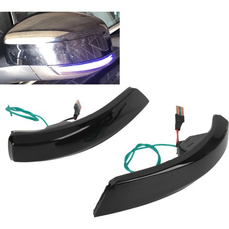 Fahrzeugmodifikation: Sequenzielle zweifarbige Blinker mit getönter Oberfläche für Ford Focus Mk2, Mk3 und Mondeo Mk4. (1/5)