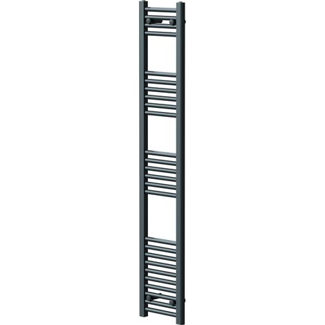 Pizarro Anthracite 1600mm x 300mm Straight Heated Towel Rail (1/5)