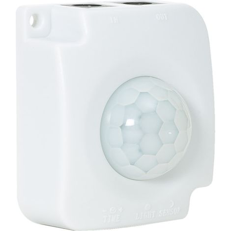 Sensor de Movimiento PIR 120º para Tira LED 12/24V DC Conector Jack  Blanco (1/5)