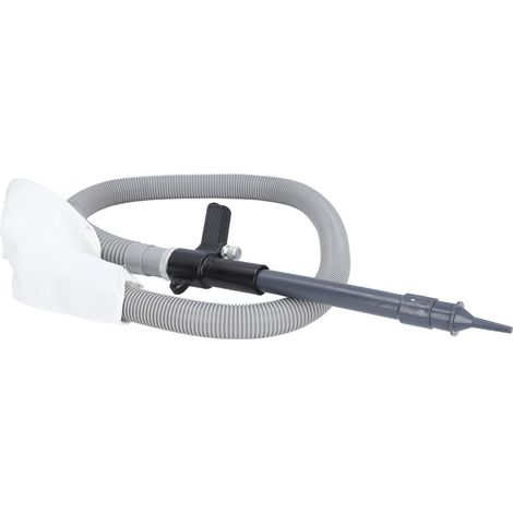 Pistolet à air comprimé à double usage avec aspiration et soufflage, outil de nettoyage pneumatique avec différents embouts. (1/5)