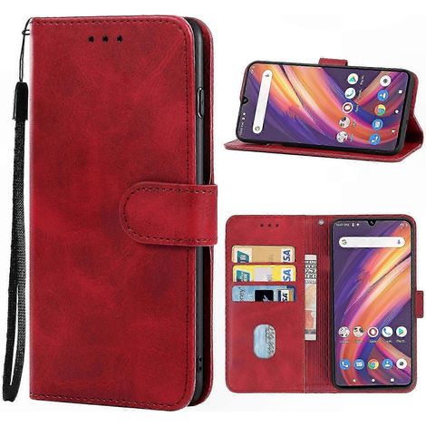 Schutzhülle aus echtem Leder für das A6 Note Smartphone, stoßfeste Hartschale, elegante Verarbeitung, praktisches Fach, passgenau, robust und langlebig (1/4)