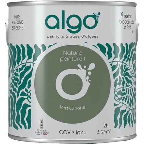 Umweltfreundliche Farbe 2 L Grün Canopée - Algo