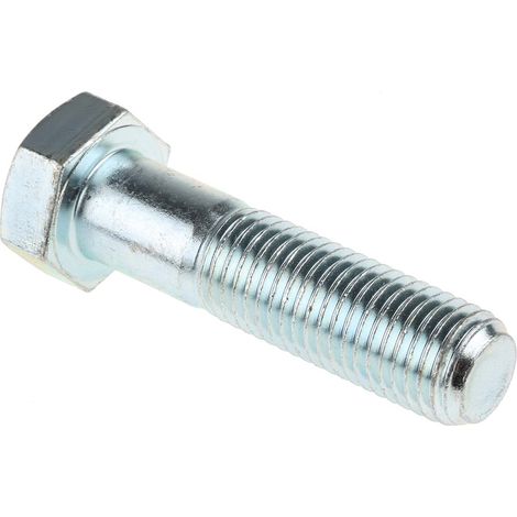 Vis à tête hexagonale, Acier Passivé, zinc, M20 x 80mm ( Prix pour Boîte de 10 )