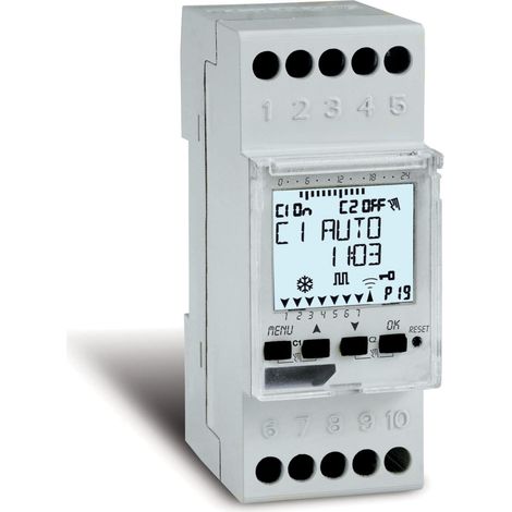Wallair Interruptor digital programable blanco 3500W (1/5)