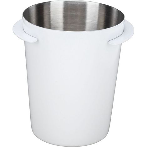 58mm Coffee Dosing Cup Stainless Steel Coffee Machine Handle Dosing Tool AccessoryWhite (1/5)