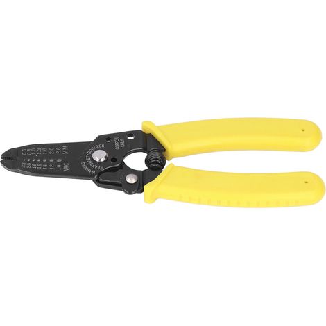 Pince à dénuder les fils, pince à sertir manuelle, outil de réparation, coupe-fils MT-5021 Jaune (1/5)