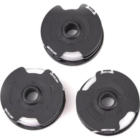 Lot de 3 bobines de fil de rechange pour coupe-bordure sans fil Parkside PRTA 20-Li C3 IAN351753 5 m de fil nylon 1,4 mm d'épaisseur (1/4)