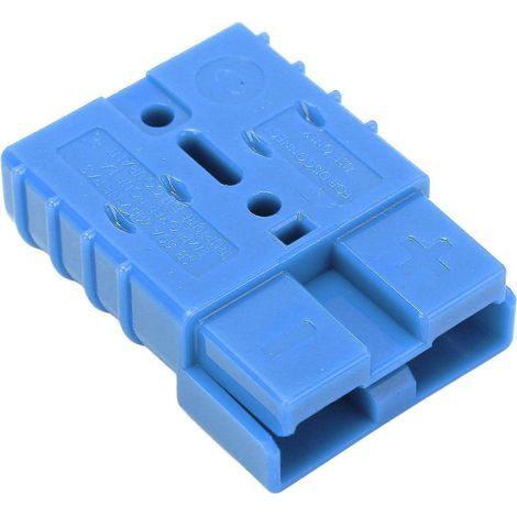 50A 600V SB50A Stromanschluss, Crimp-Stecker mit 2 Anschlüssen für Batterie (blau) (1/4)