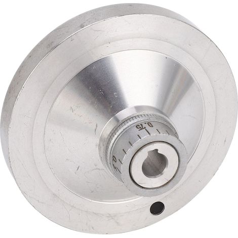 Manivelle en alliage d'aluminium diamètre 80mm avec graduation 0-1mm, tige adaptable pour machines 210 8x16, 220x400, 220x600, 220x750 (1/5)