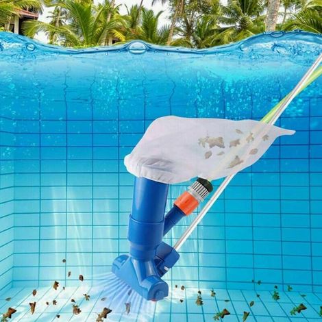 Aspirateur De Piscine A Jet - Pour Piscines Hors Sol Spa Et Etangs - Tete En ABS Bleue - Longueur 257 Mm - 1 Unite (1/5)