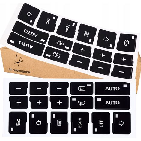 KIT RIPARAZIONE ADESIVI PULSANTE CLIMATIZZATORE AUDI A4 B6 B7