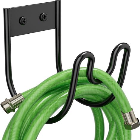 Metall-Schlauchhalter, Gartenschlauchhalterung, Wand-Schlauchhaken, Schwerlast-Schlauchhalter, Verlängerungsschlauch, Saugschlauch