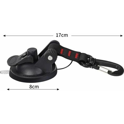 Set mit 4 Saugnapfankern mit Saugnapfbefestigung für Autos, Camping, Planen, multifunktionales Saugnapfzubehör für Zelte wie z. B. Auto-Seitenmarkisen, Lilaris (1/4)