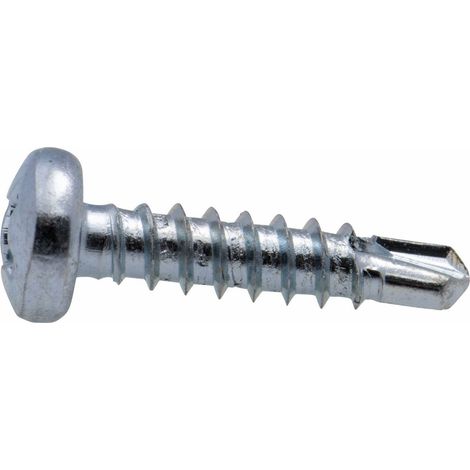 Vis autoperceuse zinguée tête cylindrique PH Viswood 3,5x19 mm (lot de 32 vis)