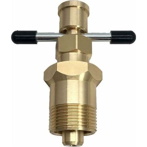 pair Extracteur d'olive de 15 mm et 22 mm, outil de retrait de raccords de tuyaux en cuivre et laiton massif (1/4)