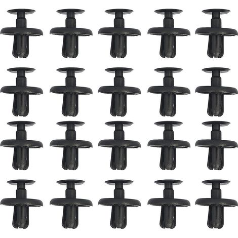 20 Stück Befestigungsclips für Spritzschutzschilde, Nylon, Drucktyp 90467-07201, Ersatz für Lexus Toyota
