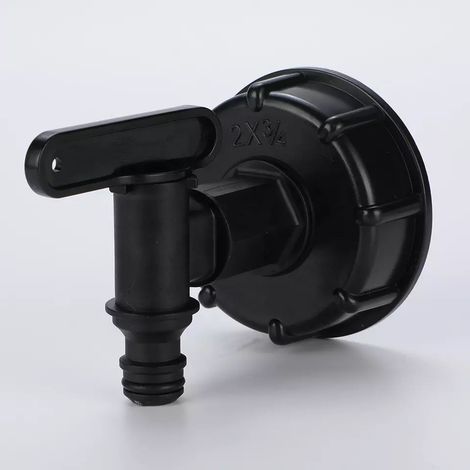 Negomix – Raccord rapide arrosage mâle ¼ de tour – Adaptateur pour récupérateur eau 1000L – PEHD pour débit optimal – Compatible embouts Gardena