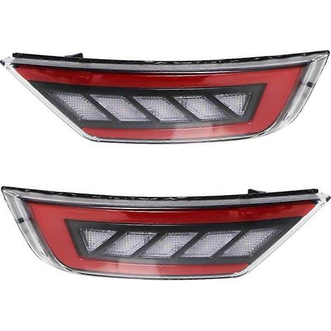 Lote de 2 luces LED para el parachoques trasero de los modelos Focus 2 MK2 Hatchback y Escape 2009-2020 (luces antiniebla e intermitentes traseros). (1/5)