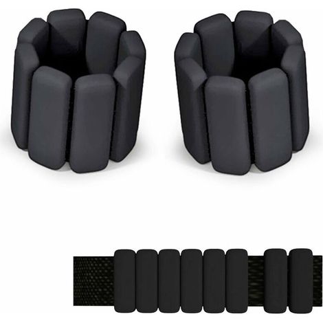 Lestes Poignets, Lestes Chevilles Musculation, Chaque Paire 2 LB, Bracelet réglable Jambe Portable Bague du Bracelet pour Gym Fitness Exercice Marche Course Yoga Jogging Aérobic Pilates-- (1/5)