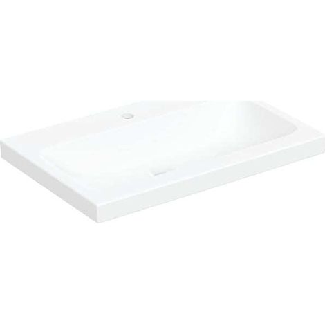 Geberit iCon Light lavabo sobre encimera, 75 cm x 48 cm, con