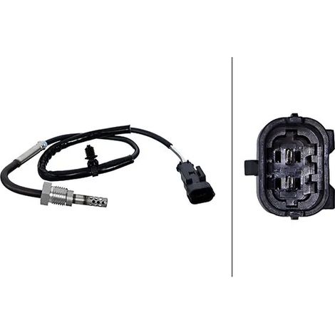 Capteur, température des gaz Hella 6PT 010 376-291 CHEVROLET 137084 2507084
