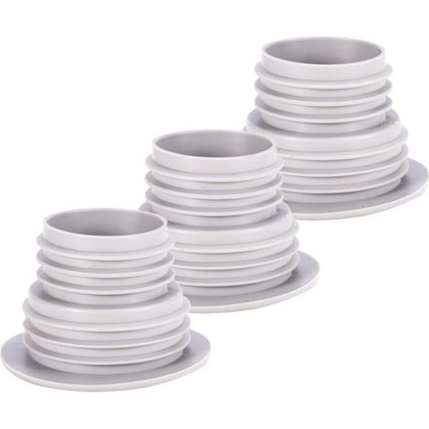 3er-Pack dauerhafte Silikon-Lufterfrischerdichtungen für Waschmaschine, Küche, Bad (grau) (1/5)